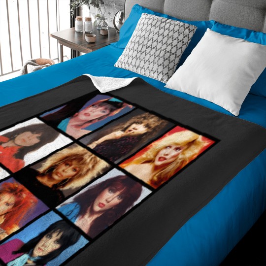 Discover 1980S Queens Of Rock 1 Baby Blankets