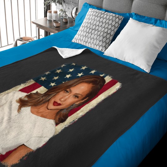 Discover Vintage American Flag Diva Jenifer Legend Baby Blankets