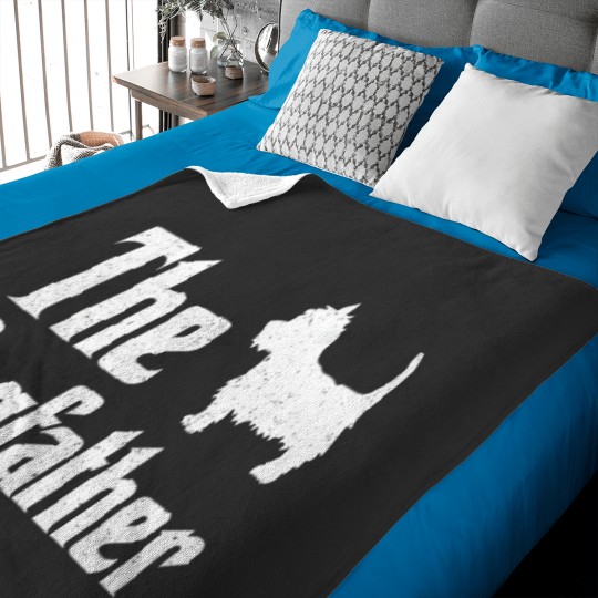Discover The Dogfather - West Highland Terrier Westie Owner Baby Blankets
