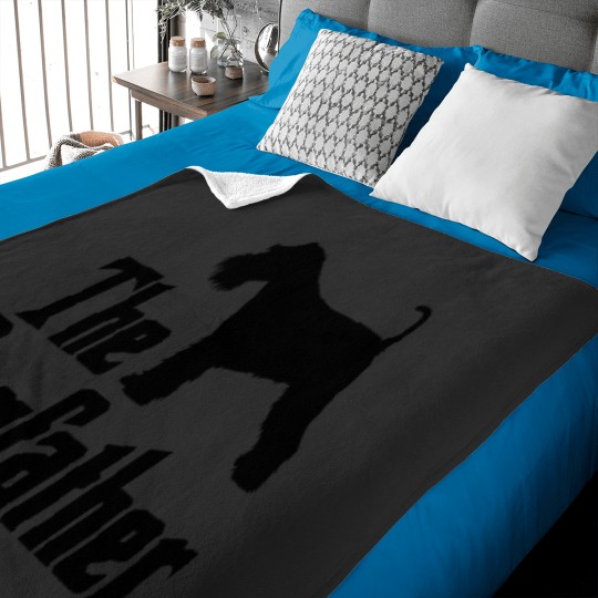 Discover The Dogfather - Miniature Schnauzer Funny Dog Gift Idea Baby Blankets