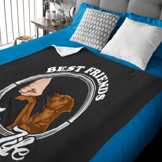 Discover RRhodesian Ridgeback Lover Design Best Friends For Life Baby Blankets