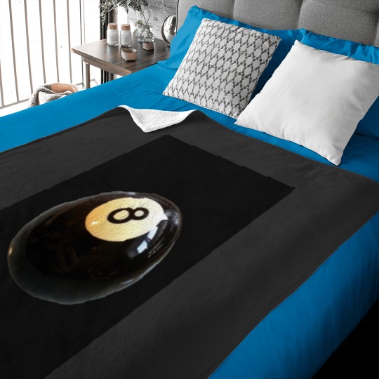 Discover 8 ball sticker Baseball ¾ Sleeve T-Shirt Baby Blankets