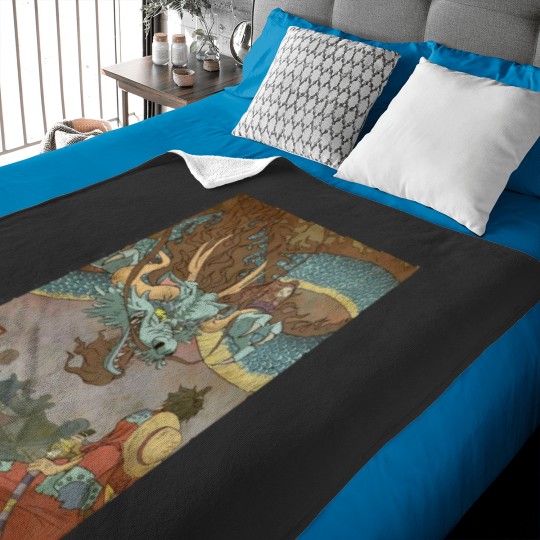 Discover Luffy Vs Kaido Traditional japanese art style Active T-Shirt Baby Blankets