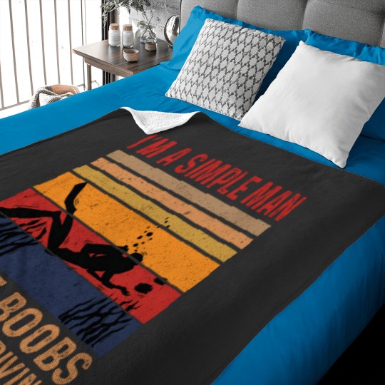 Discover Simple Man Diving Diver Breasts Water Sport Baby Blankets