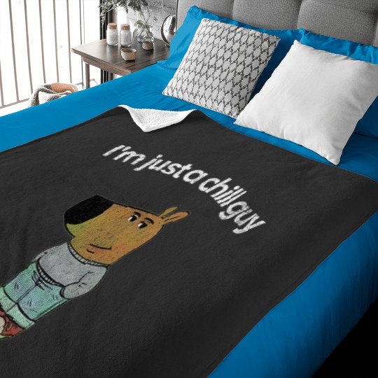 Discover I'm just a chill guy funny meme 1 Baby Blankets