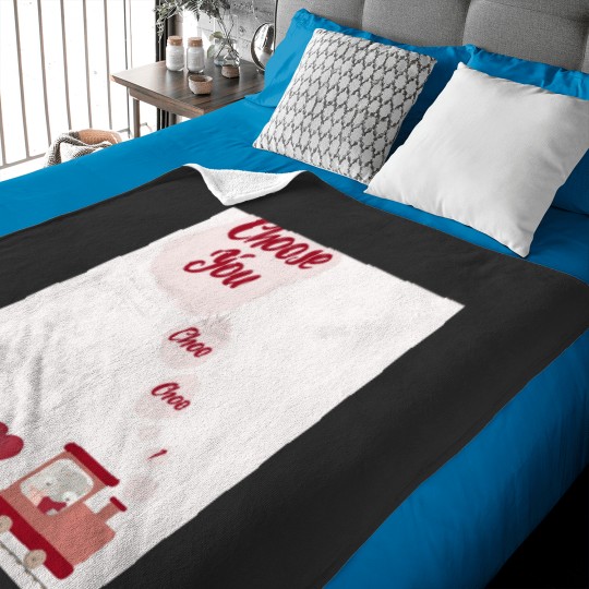 Discover I Choo Choo Choose You Valentines Day Gift  Sleeveless Baby Blankets