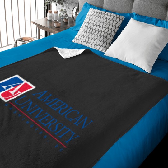 Discover American University Logo Baby Blankets