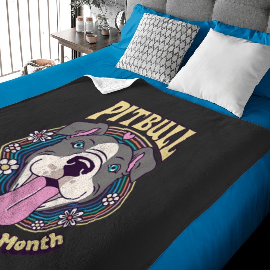 Discover Pitbull Awareness Month - Pitbull Love Baby Blankets