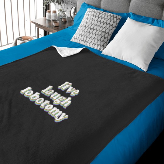 Discover live laugh lobotomy Classic T-Shirt Baby Blankets
