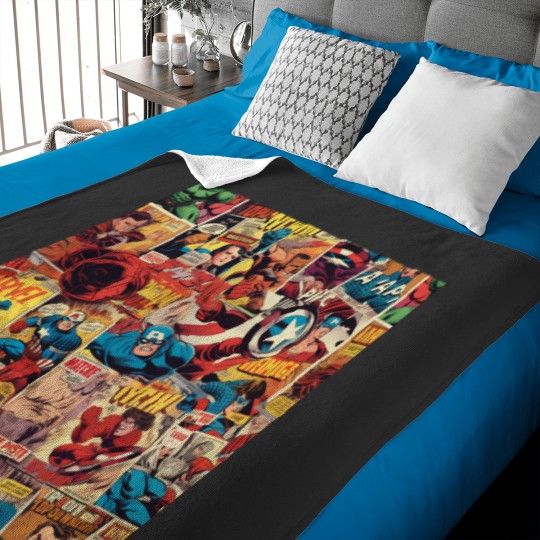Discover vintage comic pattern Active T-Shirt Baby Blankets