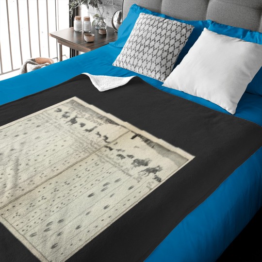 Discover Vintage Animal Tracks in the Snow Diagram (1912) Active T-Shirt Baby Blankets