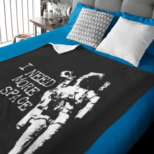 Discover I Need More Space Astronaut Baby Blankets