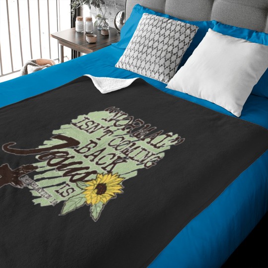 Discover Normal Isnt Coming Back  Is sun flower Baby Blankets