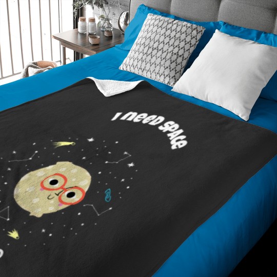 Discover I Need Space   Book Nerd Baby Blankets