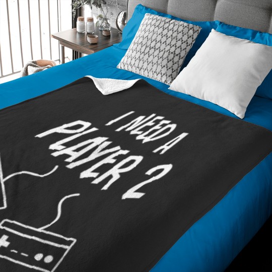 Discover I Need A Player 2 Baby Blankets