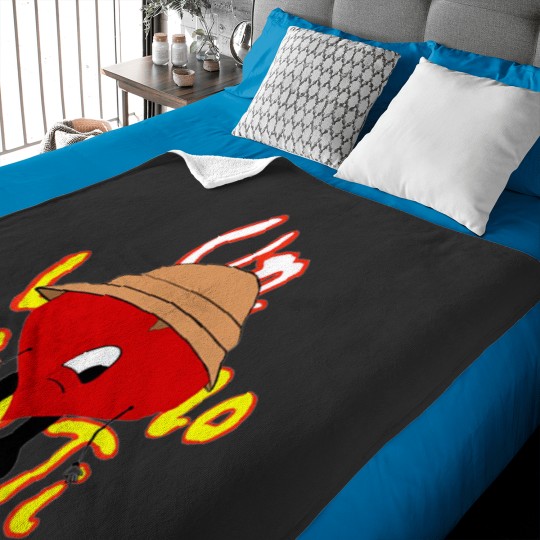 Discover Bad bunny Sad halloween Heart Baby Blankets