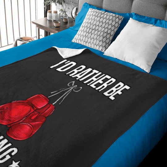 Discover ID Rather Be Boxing 13 Baby Blankets