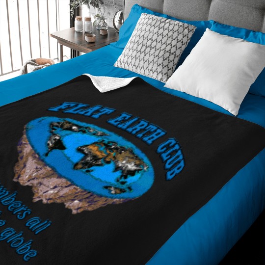 Discover Flat Earth Club - Members all around the globe Active Baby Blankets