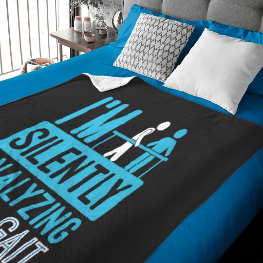 Discover Im Silently Analyzing Your Gait  Physical Therapist Baby Blankets