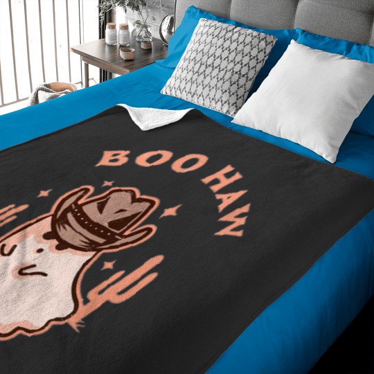 Discover Boohaw funny cowboy halloween  2 Baby Blankets