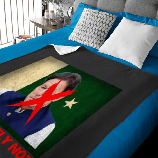 Discover Imran Khan Absolutely Not PTI Pakistan Prime Minister Baby Blankets