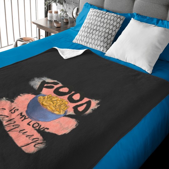 Discover food is my love language Baby Blankets