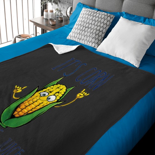 Discover Its Corn It Has The Juice Funny Meme Corn Song 3 Baby Blankets