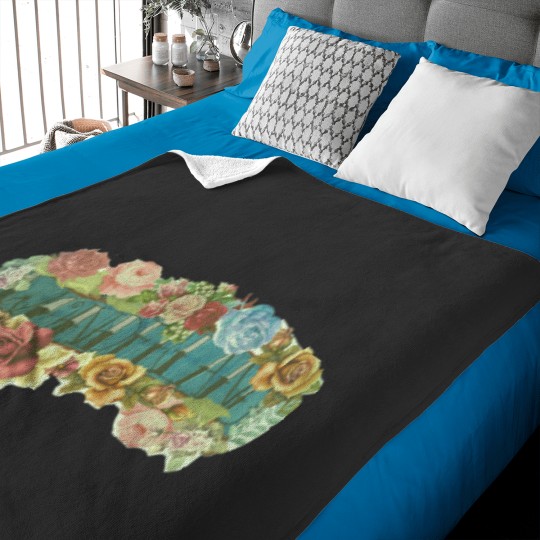 Discover Wonderland floral Baby Blankets