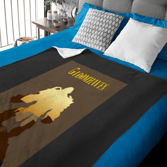 Discover Gloomhaven Cragheart  Minimalist Silhouette  Style  Board Game Art Baby Blankets