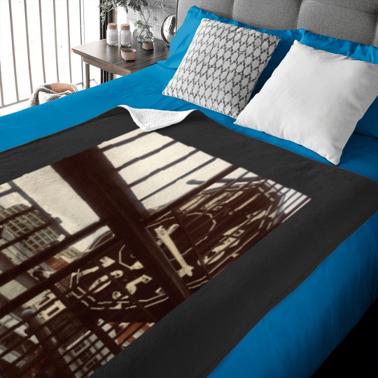 Discover Vintage Clock Baby Blankets