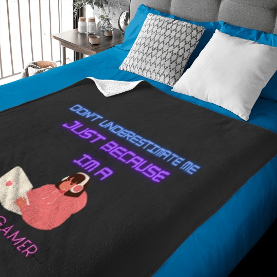 Discover yes im a gamer girl Baby Blankets