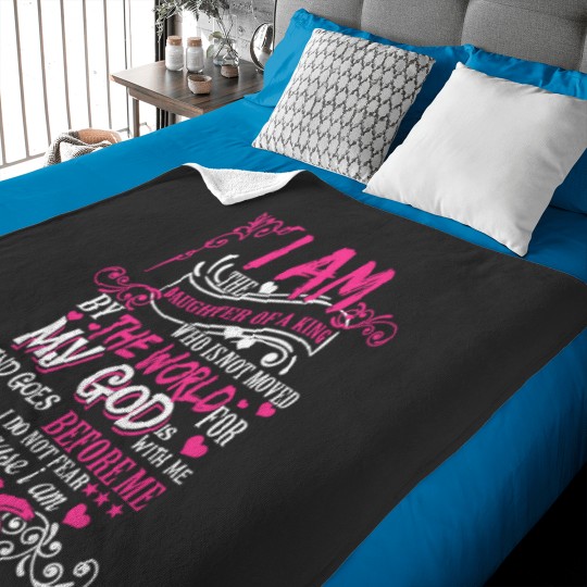 Discover I Am The Daughter Of A King My Gods Baby Blankets