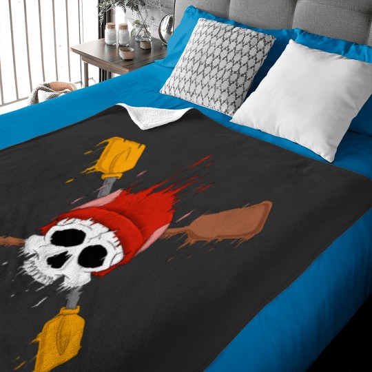 Discover Paddlers Skull Active T-Shirt Baby Blankets