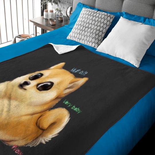 Discover Doge babb cute Baby Blankets