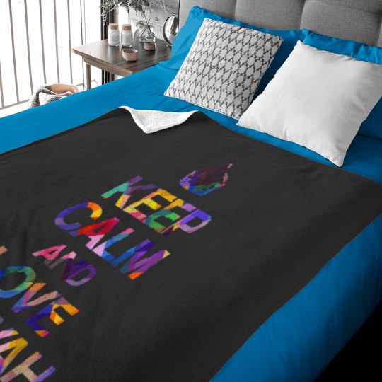 Discover Keep Calm And Love Aaliyah Baby Blankets