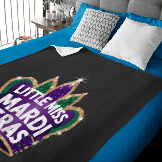Discover little miss mardi gras Baby Blankets