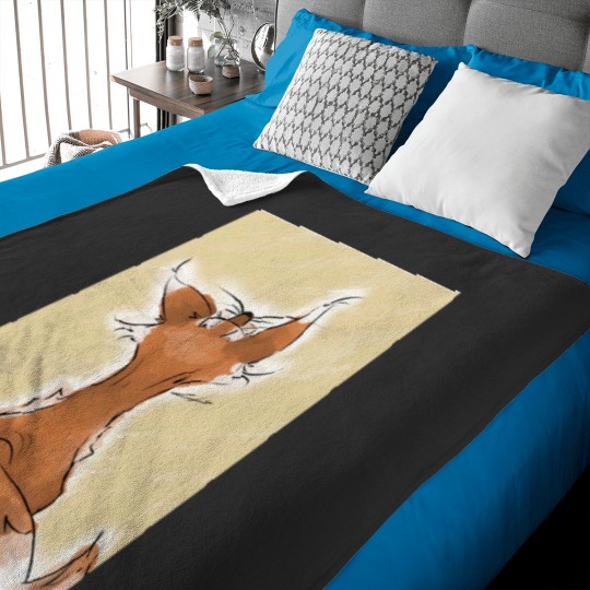 Discover Seasonal fox Graphic T-Shirt Baby Blankets