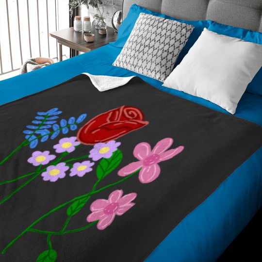 Discover Flower Girl (1) Baby Blankets