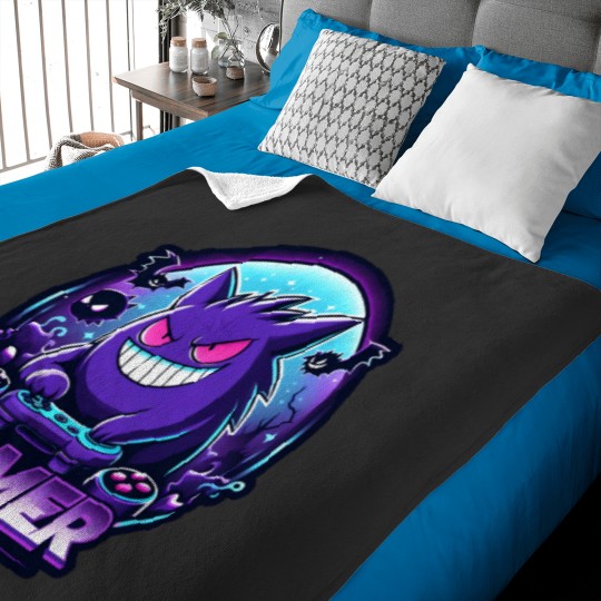 Discover Ghostly Gamer Active T-Shirt Baby Blankets