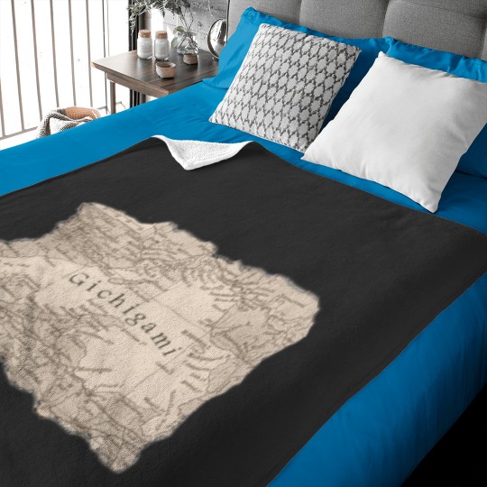 Discover Gichigami Lake Superior Great Lakes Baby Blankets