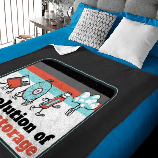 Discover Evolution Of Storage Vintage Floppy Disc Baby Blankets