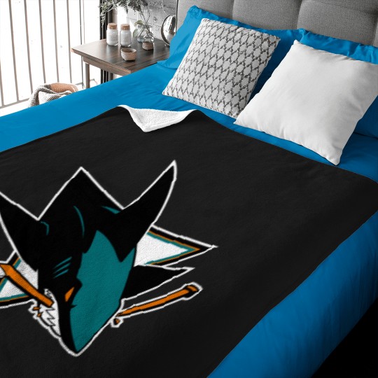 Discover Sharks Logo Essential T-Shirt Baby Blankets