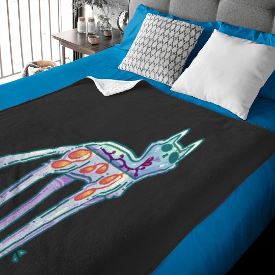 Discover Alien Cat Vase 6054 Baby Blankets