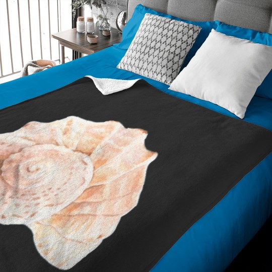 Discover Seashell Active T-Shirt Baby Blankets