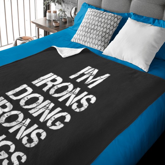 Discover Irons Name Baby Blanket - I'm Doing Irons Things - Voices Matter