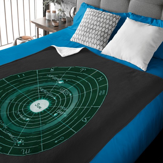 Discover astronomy dominion green Baby Blankets