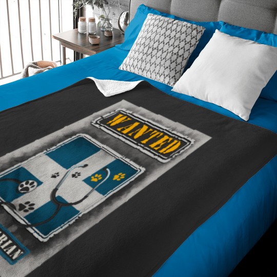 Discover wanted veterinarian Baby Blankets