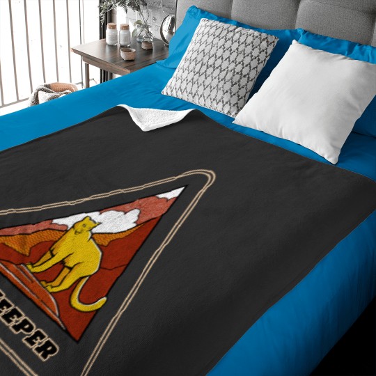 Discover Zoo Keeper Panther Logo Baby Blankets