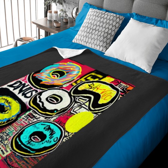 Discover donut grafi art pop design costume kids women men Baby Blankets
