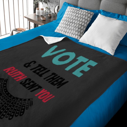 Discover Vote and tell them ruth sent you Baby Blankets